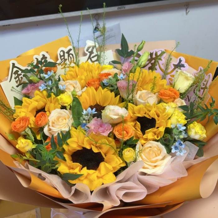 延安黄龙县送高考生什么花