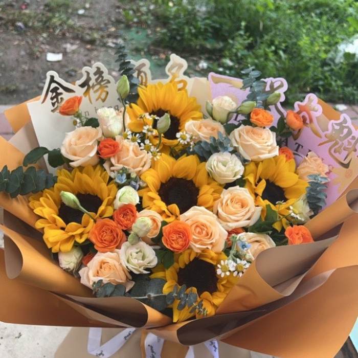 延安黄龙县送高考生什么花